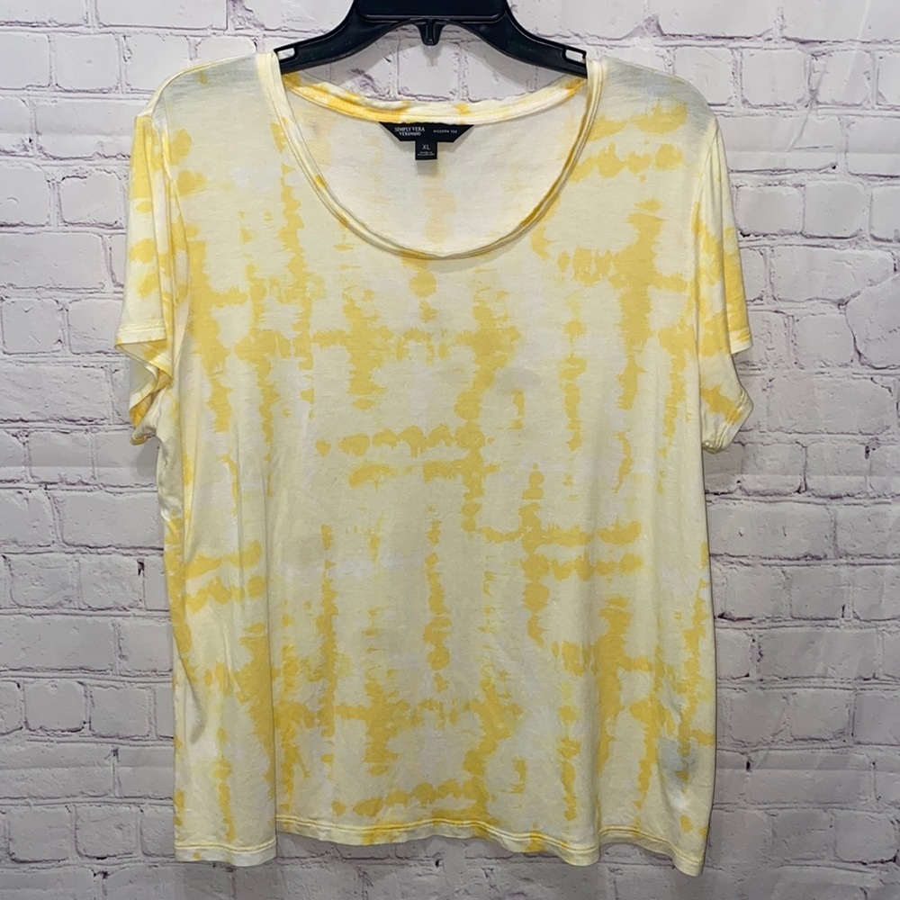 Simply Vera by Vera Wang Lightweight Summer Short Sleeve Tee Women’s XL